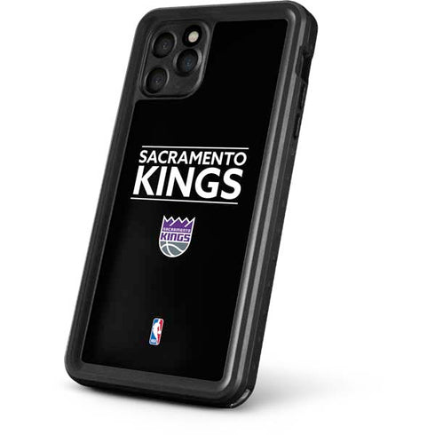 NBA Sacramento Kings Standard - Black iPhone 11 Pro Max Waterproof Case