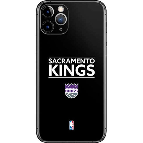 NBA Sacramento Kings Standard - Black iPhone 11 Pro Skin