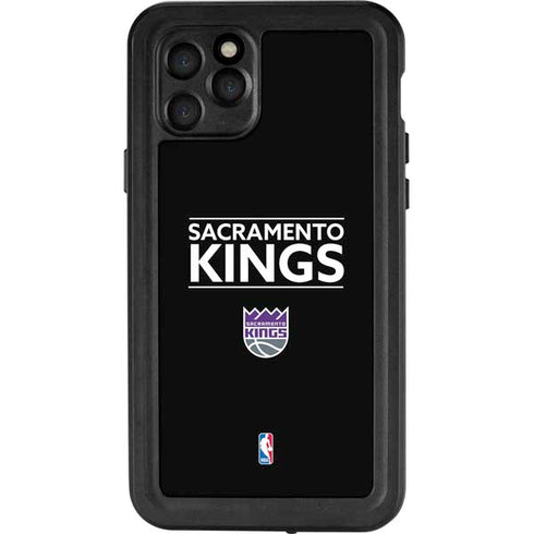 NBA Sacramento Kings Standard - Black iPhone 11 Pro Waterproof Case