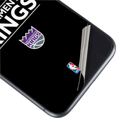 NBA Sacramento Kings Standard - Black iPhone 11 Skin