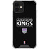 NBA Sacramento Kings Standard - Black iPhone 12 Clear Case