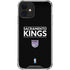 NBA Sacramento Kings Standard - Black iPhone 12 Mini Clear Case