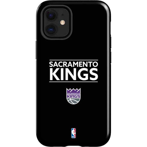 NBA Sacramento Kings Standard - Black iPhone 12 Mini Impact Case