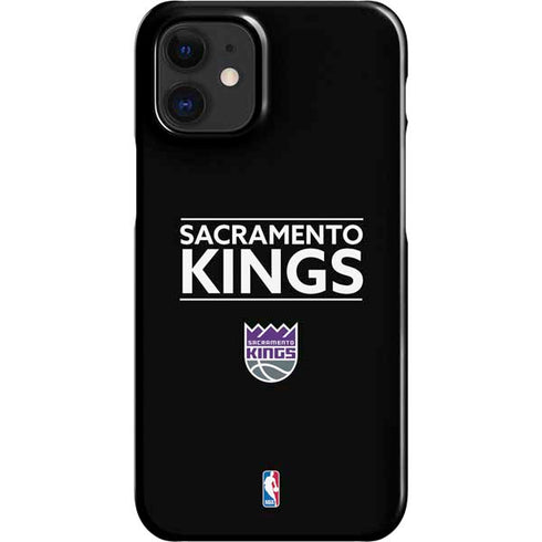 NBA Sacramento Kings Standard - Black iPhone 12 Mini Lite Case