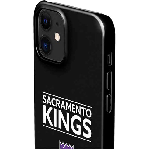 NBA Sacramento Kings Standard - Black iPhone 12 Mini Lite Case