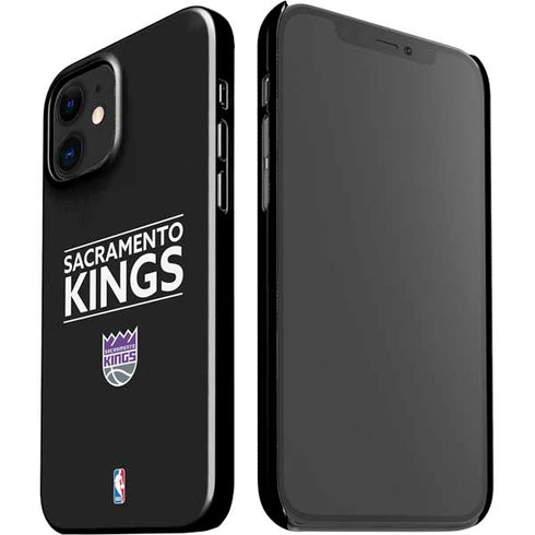 NBA Sacramento Kings Standard - Black iPhone 12 Mini Lite Case