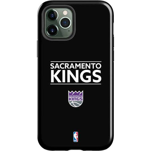 NBA Sacramento Kings Standard - Black iPhone 12 Pro Impact Case