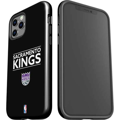 NBA Sacramento Kings Standard - Black iPhone 12 Pro Max Impact Case