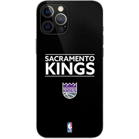 NBA Sacramento Kings Standard - Black iPhone 12 Pro Max Skin
