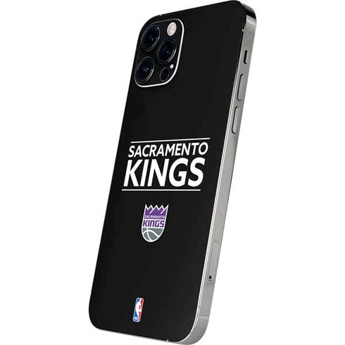 NBA Sacramento Kings Standard - Black iPhone 12 Pro Max Skin