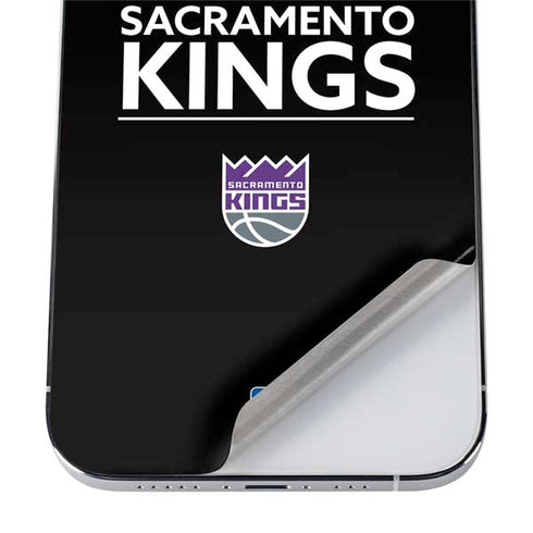 NBA Sacramento Kings Standard - Black iPhone 12 Pro Max Skin