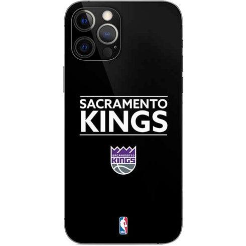 NBA Sacramento Kings Standard - Black iPhone 12 Pro Skin