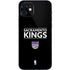 NBA Sacramento Kings Standard - Black iPhone 12 Skin