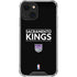 NBA Sacramento Kings Standard - Black iPhone 13 Clear Case