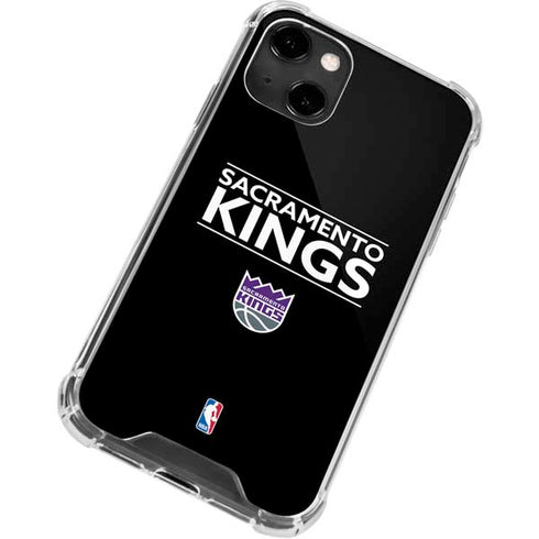 NBA Sacramento Kings Standard - Black iPhone 13 Clear Case