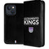 NBA Sacramento Kings Standard - Black iPhone 13 Folio Case