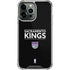 NBA Sacramento Kings Standard - Black iPhone 13 Pro Max Clear Case