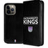 NBA Sacramento Kings Standard - Black iPhone 13 Pro Max Folio Case