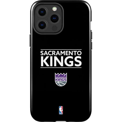 NBA Sacramento Kings Standard - Black iPhone 13 Pro Max Impact Case
