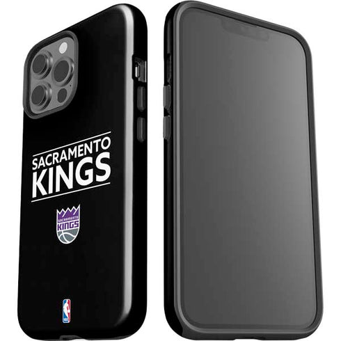 NBA Sacramento Kings Standard - Black iPhone 13 Pro Max Impact Case