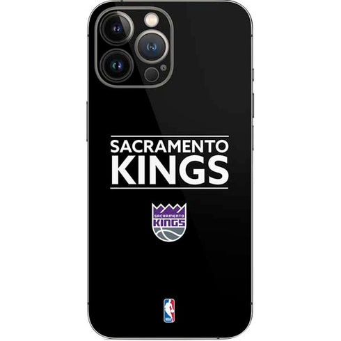 NBA Sacramento Kings Standard - Black iPhone 13 Pro Max Skin