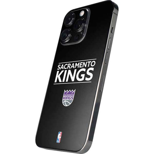 NBA Sacramento Kings Standard - Black iPhone 13 Pro Max Skin