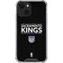NBA Sacramento Kings Standard - Black iPhone 14 Clear Case