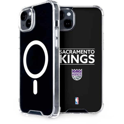 NBA Sacramento Kings Standard - Black iPhone 14 Plus MagSafe Case