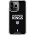 NBA Sacramento Kings Standard - Black iPhone 15 Pro Clear Case