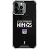 NBA Sacramento Kings Standard - Black iPhone 14 Pro Max Clear Case