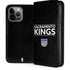 NBA Sacramento Kings Standard - Black iPhone 14 Pro Max Folio Case