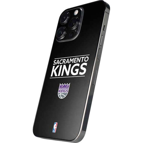 NBA Sacramento Kings Standard - Black iPhone 14 Pro Max Skin