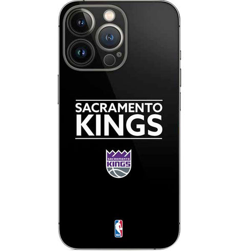 NBA Sacramento Kings Standard - Black iPhone 14 Pro Skin