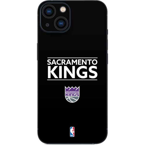 NBA Sacramento Kings Standard - Black iPhone 14 Skin