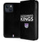 NBA Sacramento Kings Standard - Black iPhone 15 Plus Folio Case