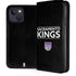 NBA Sacramento Kings Standard - Black iPhone 15 Plus Folio Case