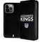 NBA Sacramento Kings Standard - Black iPhone 15 Pro Max Folio Case