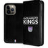 NBA Sacramento Kings Standard - Black iPhone 15 Pro Max Folio Case