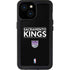 NBA Sacramento Kings Standard - Black iPhone 15 Waterproof Case