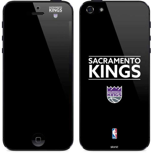 NBA Sacramento Kings Standard - Black iPhone 5/5s/5SE Skin
