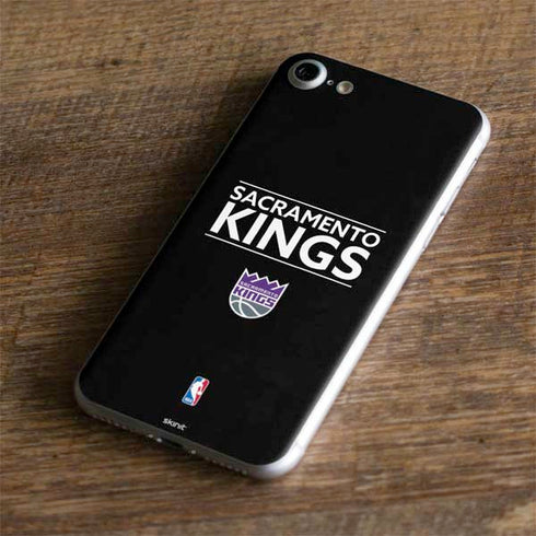 NBA Sacramento Kings Standard - Black iPhone 7 Skin