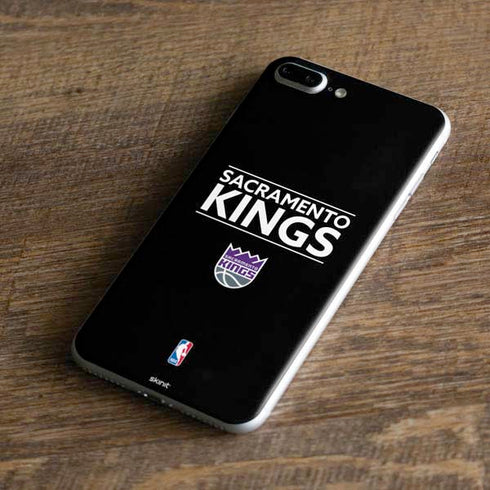 NBA Sacramento Kings Standard - Black iPhone 8 Plus Skin