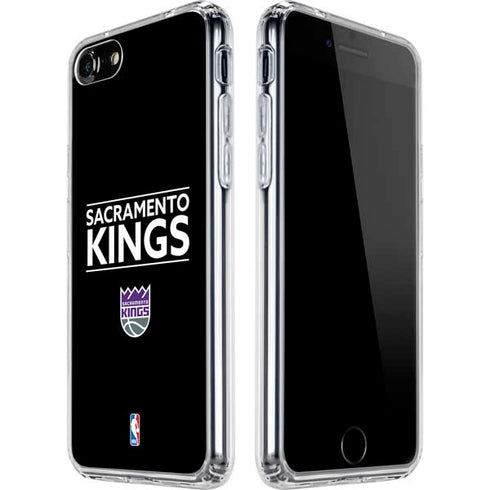 NBA Sacramento Kings Standard - Black iPhone SE (2nd & 3rd Gen) Clear Case