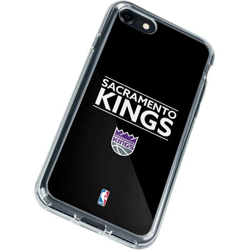NBA Sacramento Kings Standard - Black iPhone SE (2nd & 3rd Gen) Clear Case