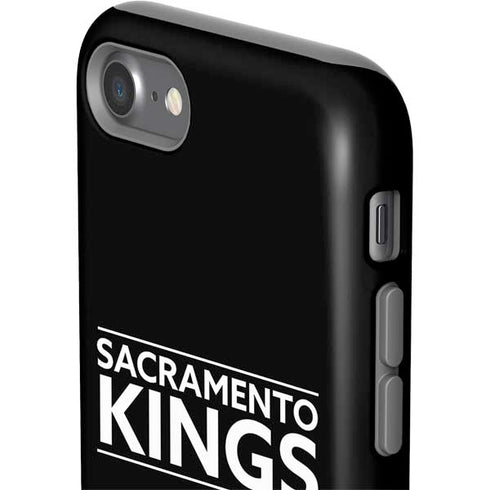 NBA Sacramento Kings Standard - Black iPhone SE (2nd & 3rd Gen) Pro Case