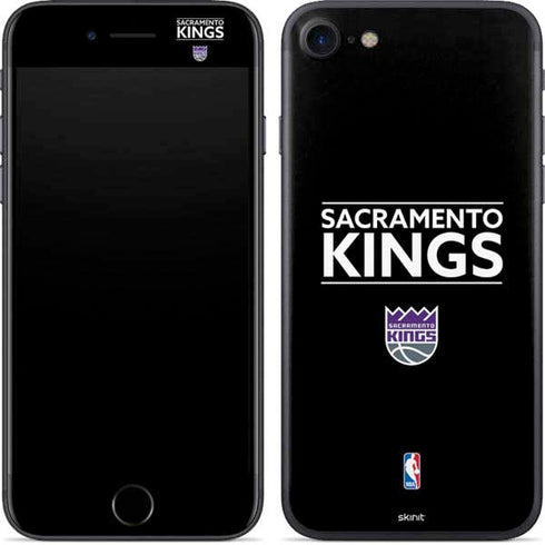 NBA Sacramento Kings Standard - Black iPhone SE (2nd & 3rd Gen) Skin