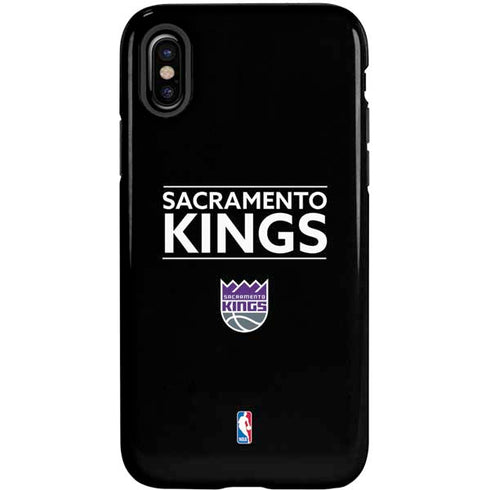 NBA Sacramento Kings Standard - Black iPhone X Pro Case