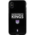 NBA Sacramento Kings Standard - Black iPhone X Pro Case