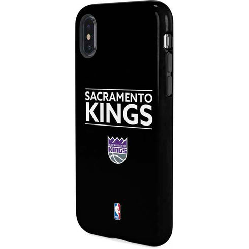 NBA Sacramento Kings Standard - Black iPhone X Pro Case