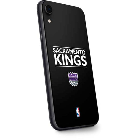 NBA Sacramento Kings Standard - Black iPhone XR Skin